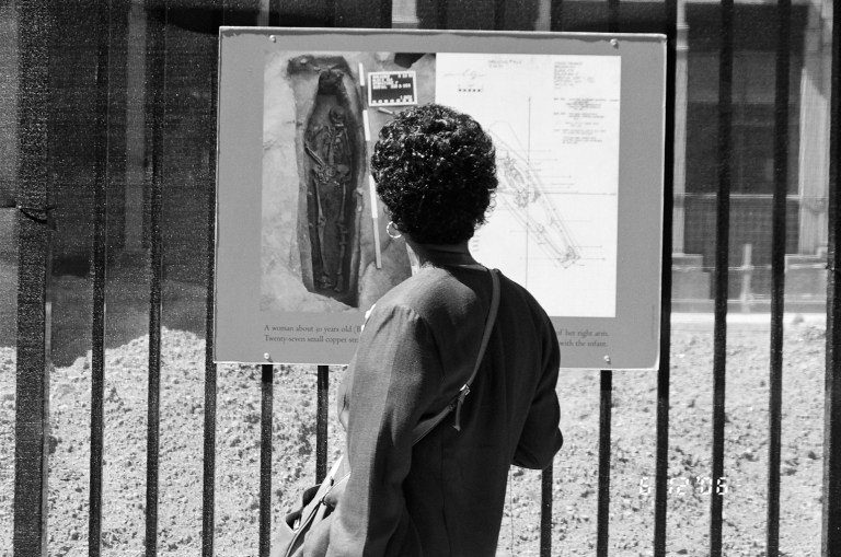 African Burial Ground: after discovery in 1993